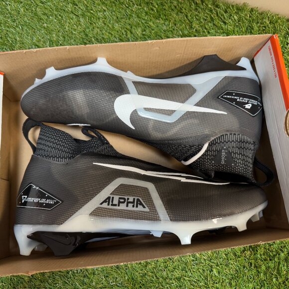 Men\'s Nike Alpha Menace Elite 3 Football Cleats Black CT6648-001 Size NEW main image 12